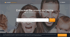 Desktop Screenshot of produktvergleich.de